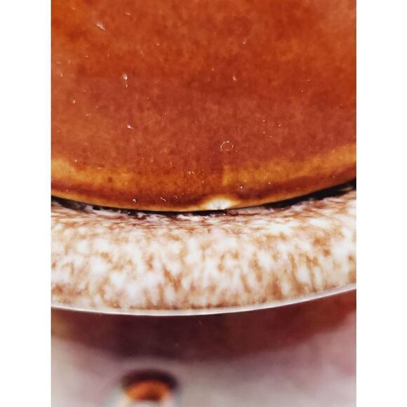 Hull Pottery Brown Drip Cookie Jar With Lid - Picture 10 of 11